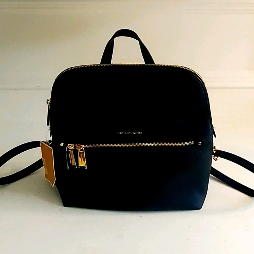 Rhea Embossed Medium Slim Backpack